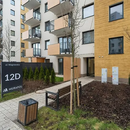 Apartment New Wagrowska With 2 Free Parking Places And Balcony In By Renters Poznan